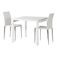 Tavolo moderno rettangolare tortora allungabile  110x70x77