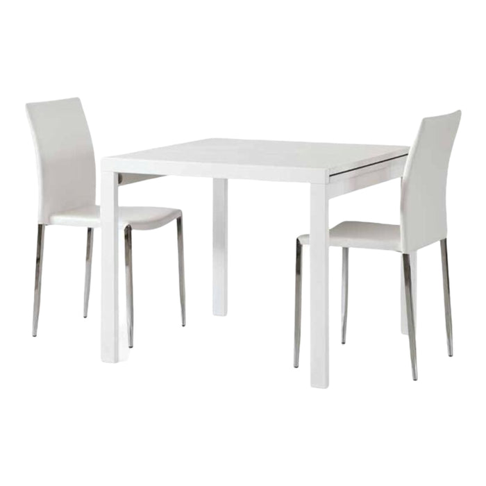 Tavolo moderno rettangolare tortora allungabile  110x70x77