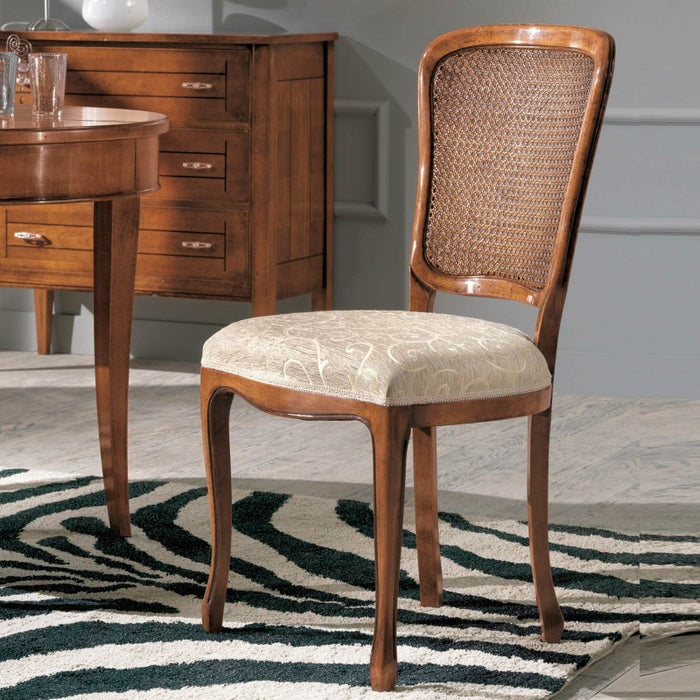 Tavolo ovale allungabile classico legno intarsio bassano 80x110x79 - Mobili 2G