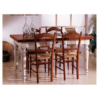 Tavolo rettangolare 1 cassetto legno shabby 160x90x80 - Mobili 2G