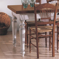 Tavolo rettangolare 1 cassetto legno shabby 160x90x80 - Mobili 2G