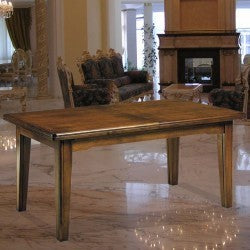 Tavolo rettangolare allungabile  in legno l.160 p.85 h.78
