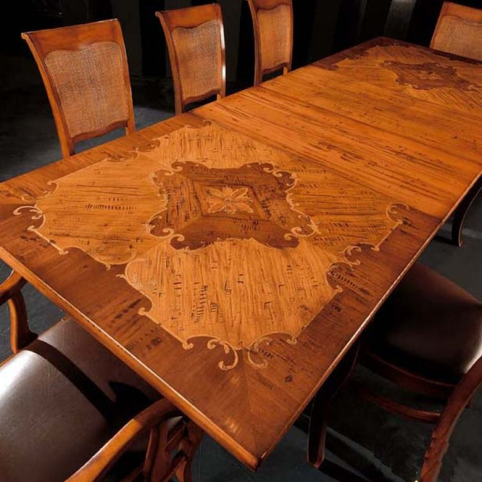 Tavolo rettangolare classico legno shabby 160x90x78 - Mobili 2G