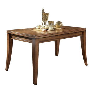 Tavolo rettangolare in legno di frassino tinta noce 140x85x79 - Mobili 2G