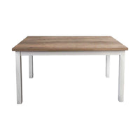 Tavolo rovere nodato struttura in legno allungabile 130x80x78