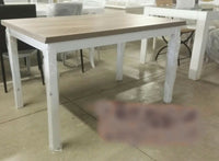 Tavolo rovere nodato struttura in legno allungabile 130x80x78