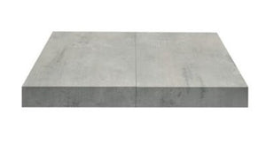 Tavolo tavolino trasformabile salvaspazio moderno cemento 120x80 - Mobili 2G