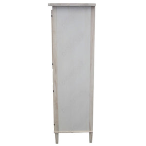 Vetrina 2 porte 1 cassetto legno grezzo 54x45x150 - Mobili 2G