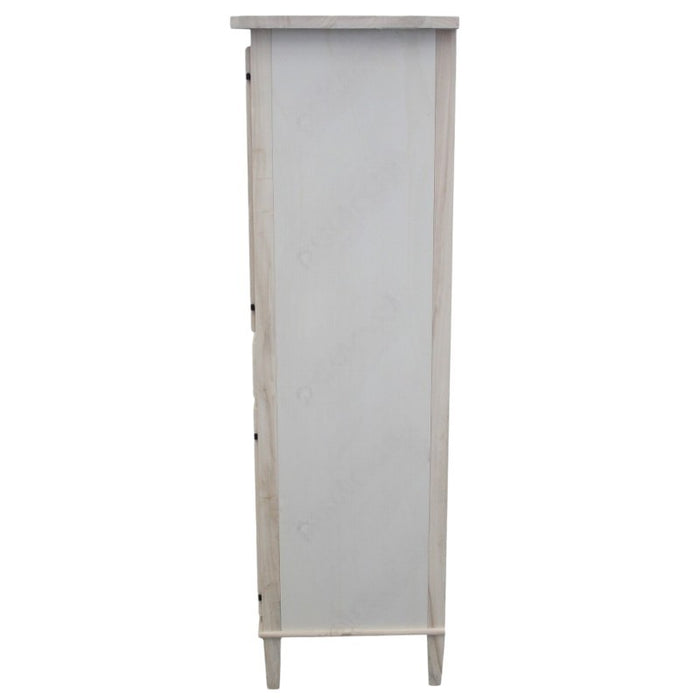 Vetrina 2 porte 1 cassetto legno grezzo 54x45x150 - Mobili 2G