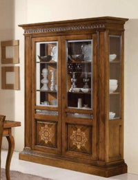 Vetrina arte povera soggiorno in legno l.157 x p.49 h.213 - Mobili 2G