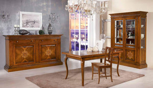 Vetrina arte povera soggiorno in legno l.157 x p.49 h.213 - Mobili 2G