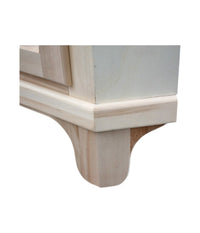 Mobile angolo in legno 1 porta arte povera tinta noce l.52 x 52 h.138 (805) - Mobili 2G