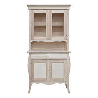 Cristalliera 4 ante 2 cassetti grezzo l.105 p.50 h.209 (3091) - Mobili 2G