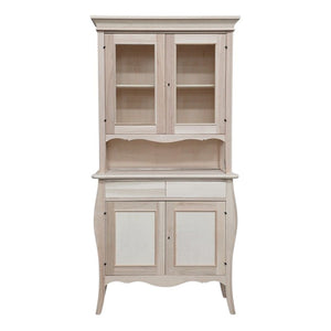 Cristalliera 4 ante 2 cassetti grezzo l.105 p.50 h.209 (3091) - Mobili 2G