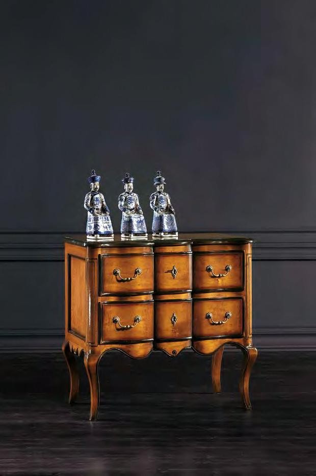  comoncino in legno 2 cassetti grezzo  l.83 p.46 h.80