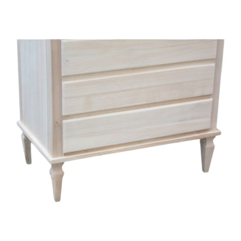 Cassettiera in legno 7 cassetti grezzo l.85 p.47 h.138 (1921) - Mobili 2G