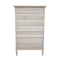 Cassettiera in legno 7 cassetti grezzo l.85 p.47 h.138 (1921) - Mobili 2G