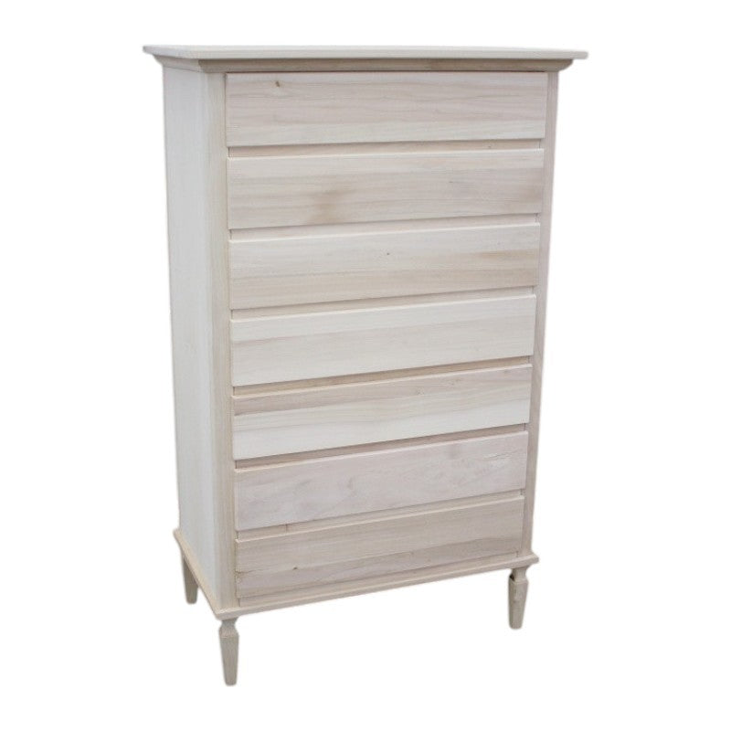 Cassettiera in legno 7 cassetti grezzo l.85 p.47 h.138 (1921) - Mobili 2G