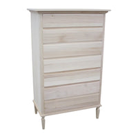 Cassettiera in legno 7 cassetti grezzo l.85 p.47 h.138 (1921) - Mobili 2G