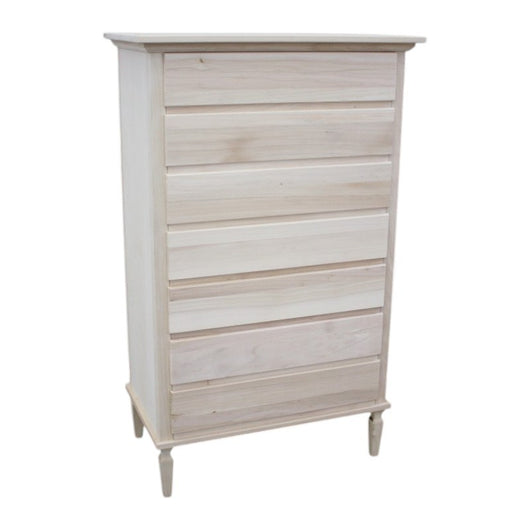 Cassettiera in legno 7 cassetti grezzo l.85 p.47 h.138 (1921) - Mobili 2G