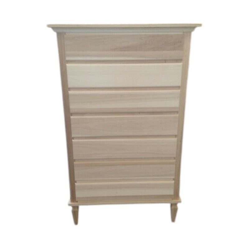 Cassettiera in legno 7 cassetti grezzo l.85 p.47 h.138 (1921) - Mobili 2G