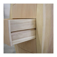 cassettiera bomabata 7 cassetti grezzo l.74 p.37 h.142 (155) - Mobili 2G