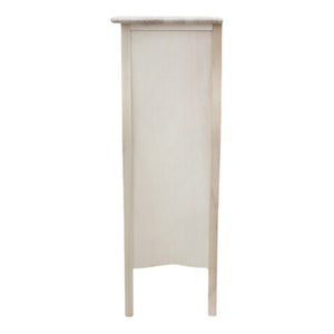 Cassettiera 7 cassetti in legno grezza l.80 p.48 h.138 (494) - Mobili 2G