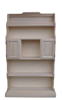 Mobile bar porta bottiglie grezzo l.126 p.33 h.199 (1224) - Mobili 2G