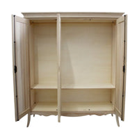 armadio in legno sagomato 3 porte grezzo  l.182 p.64 h.212 (492) - Mobili 2G