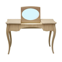 Toeletta in legno 2 cassetti grezzo l.120 p.50 h.80 (059) - Mobili 2G