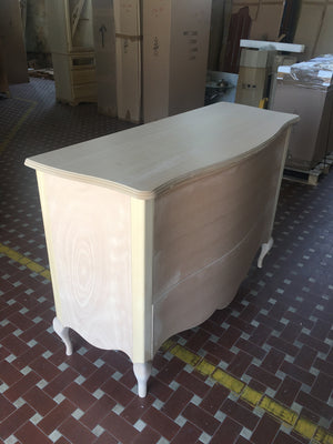  como' 3 cassetti sagomato grezzo l.140 p.56 h.97