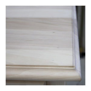 Como' in legno 4 cassetti grezzo l.112 p.52 h.91 (3021) - Mobili 2G