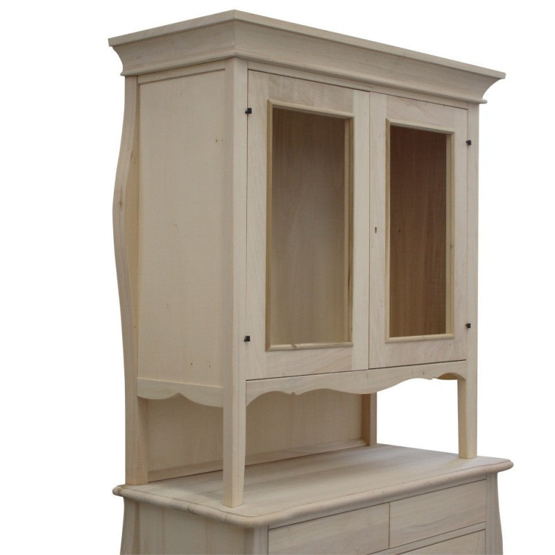 Cristalliera 4 ante 2 cassetti grezzo l.105 p.50 h.209 (3091) - Mobili 2G