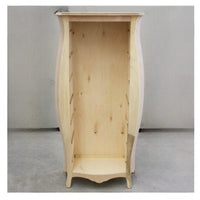 cassettiera bomabata 7 cassetti grezzo l.74 p.37 h.142 (155) - Mobili 2G