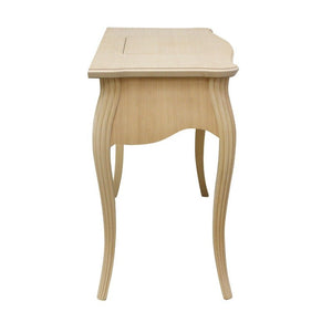 Toeletta in legno 2 cassetti grezzo l.120 p.50 h.80 (059) - Mobili 2G