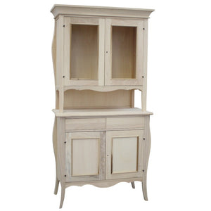 Cristalliera 4 ante 2 cassetti grezzo l.105 p.50 h.209 (3091) - Mobili 2G