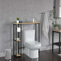 IDMarket - Mobili per WC con ripani di design industriale DETROIT