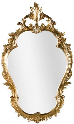 Mobili2g - specchiera in foglia oro misura 58x98x4