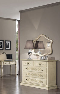 Mobili2g - specchiera sagomata legno shabby 92x3x84 - Mobili 2G