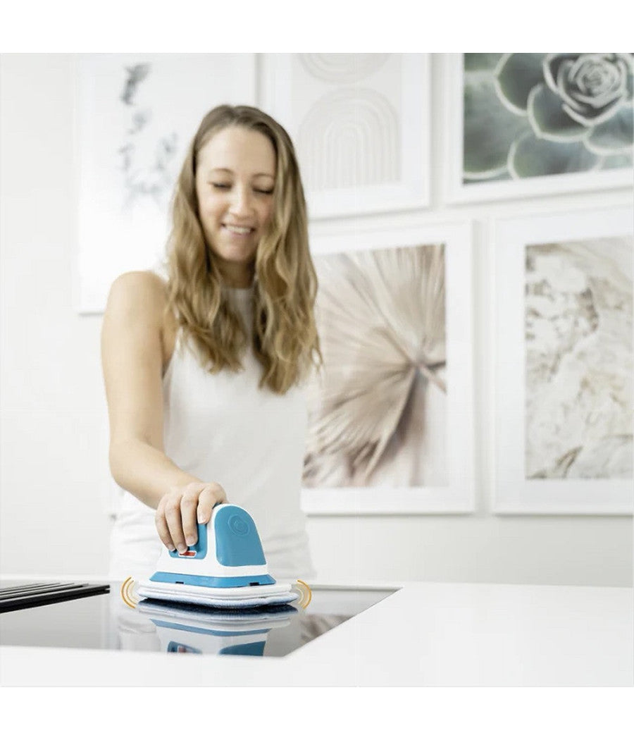 Mocio Elettrico Senza Fili Ricaricabile Per La Pulizia Casa Pavimenti Ergonomico         