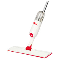 Trade Shop - Mocio Spray Per Pulizia Pavimenti Con Panno Microfibra Serbatoio 350ml Rotazione 360° -        