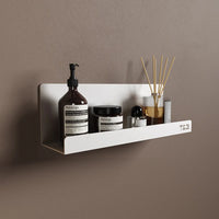 Mensola da bagno in alluminio bianco opaco 30 cm | Tromso