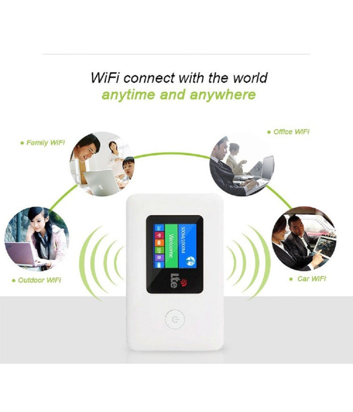Modem 4g Wi-fi Ltee Portatile Router 4g 150mbps Hotspot Universale         