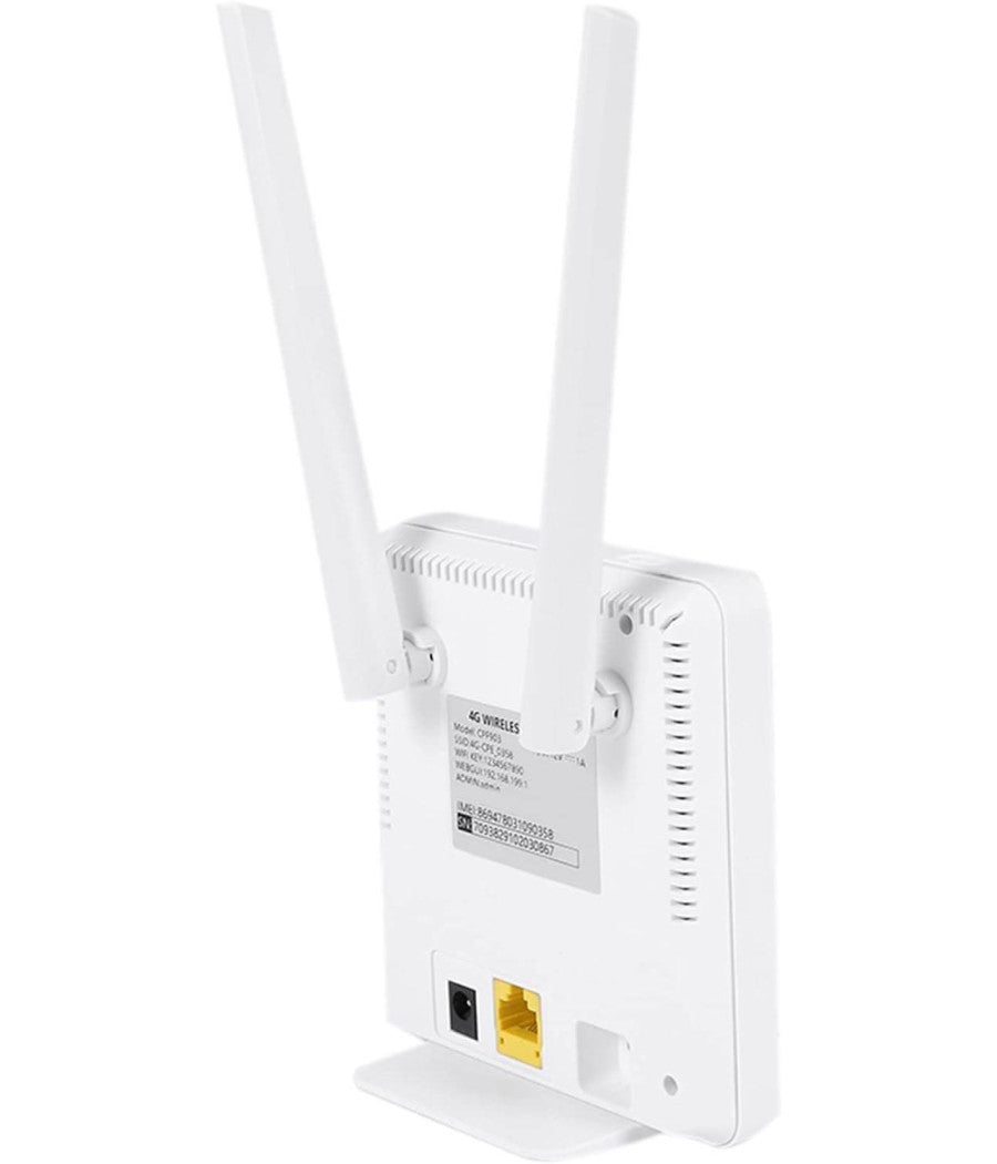 Modem Router Per Sim 4g Lte Wifi Hotspot Doppia Antenna Porta Lan Universale Cpe         
