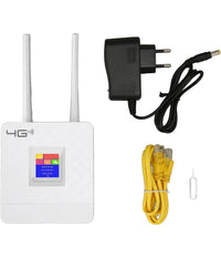 Modem Router Per Sim 4g Lte Wifi Hotspot Doppia Antenna Porta Lan Universale Cpe         