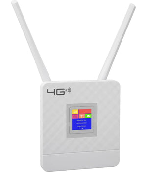 Modem Router Per Sim 4g Lte Wifi Hotspot Doppia Antenna Porta Lan Universale Cpe         