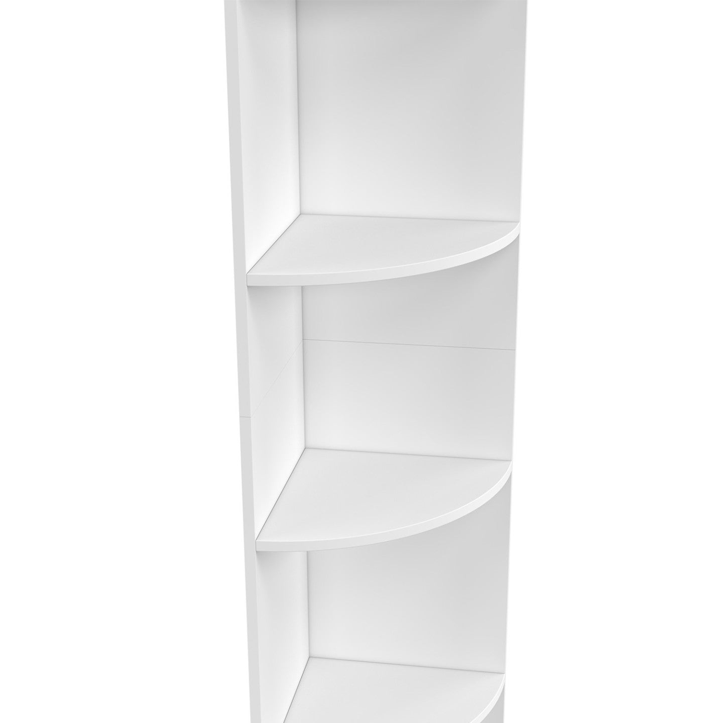 IDMarket - MODULA Scaffale a muro angolare bianco a 5 livelli, autoportante o a parete