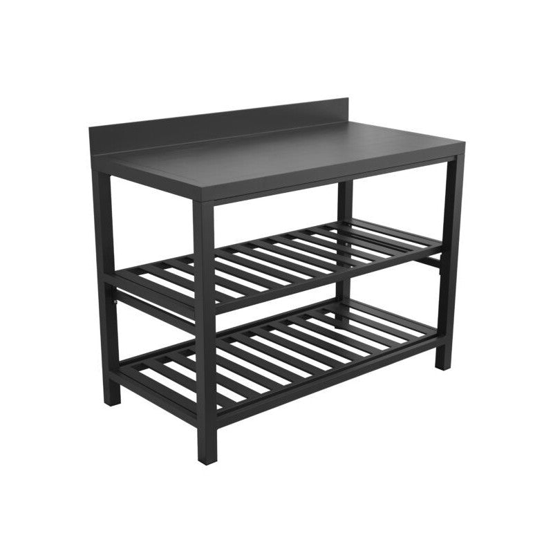 Modulo Cucina A Ripiani Aperti 120 X 60 Antracite Moia