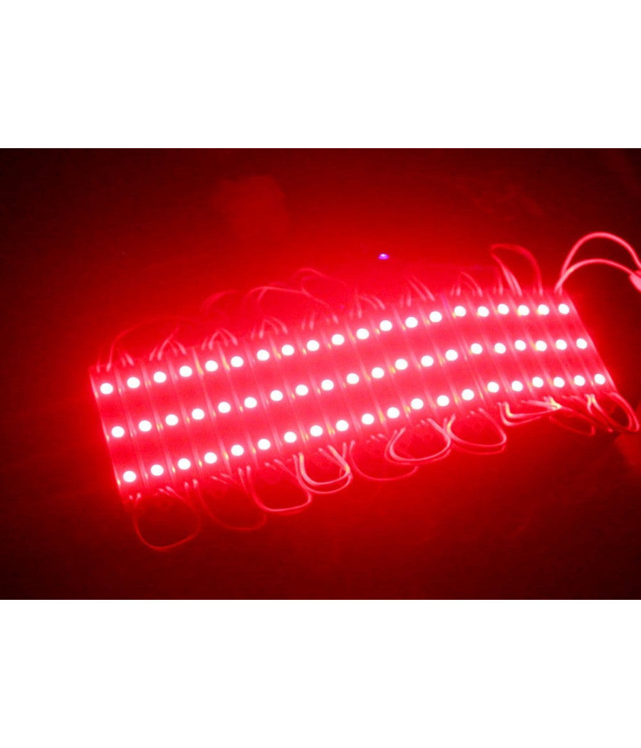 Modulo Da 20 Pezzi A 3 Led Smd 5050 5630 Freddo Caldo Blu Rosso Verde Rgb Ip65         