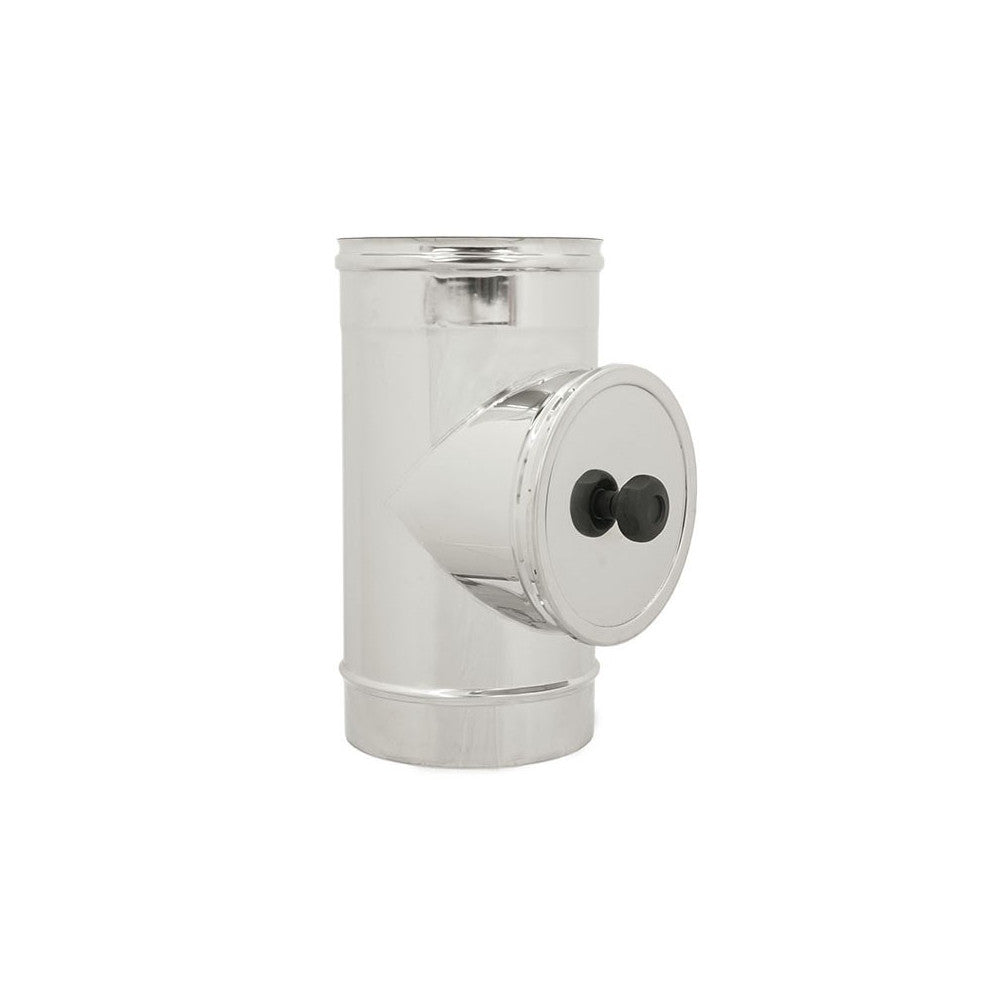 Modulo di ispezione a t da 160mm in acciaio inox 5 decimi aisi 304